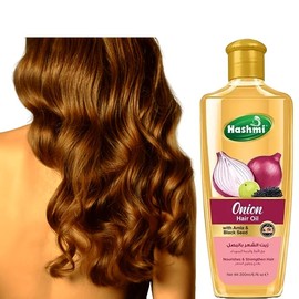 Hashmi Aceite de Cebolla para el Cabello con Amla y Semilla Negra, 200 ml, Nutre y Fortalece el Cabello                                               