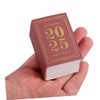 Tofficu 5pcs 1 Desk Calendar 2025 Mini Calendar Countdown Tear-off