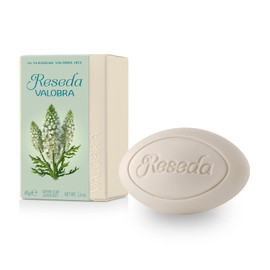Valobra Bar Soap Reseda, with Wheat Germ Oil for Dry Skin, Travel Size, 1.6 oz/45g