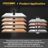 Wood Screws Assortment Kit, FIXLINK 240 PCS High Hardness Flat