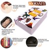 Deversion Book Safe Storage Box with Real Pages Combination Lock
