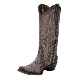 Corral Boots Women's L6213 Western Boot, Sand, 5