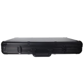500 Chips Heavy Duty Black Aluminum Poker Chip Case