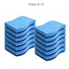 TRIXES Cleaning Sponge - Pack of 12 - Double-Sided Coated