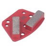3Pcs Diamond Grinding Shoes 30 Grits Trapezoid Concrete Floor Cutting
