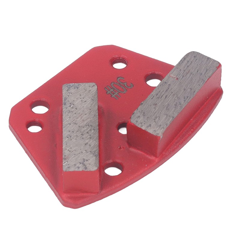 3Pcs Diamond Grinding Shoes 30 Grits Trapezoid Concrete Floor Cutting