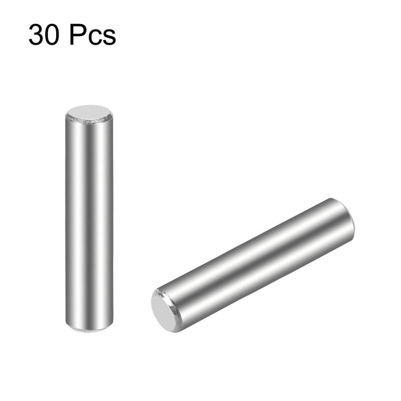 TOP-VIGOR 30Pcs 4mm x 20mm Dowel Pins Shelf Support Pegs,