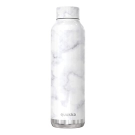 Quokka Solid - Marble 630 ML | Stainless Steel Water Bottle - Insulated Double Walled Vacuum Flasks Drinks Bottle Keep 12 Hours Hot & 18 Hours Cold, 11813