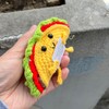 PLWalker Emotional Support Taco Nuggets Plush, Crochet Emotional Support Dumplings,