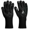 IGNISGUARD BBQ Grill Gloves, Oven Gloves, 1472°F Silicone Oven Mitts