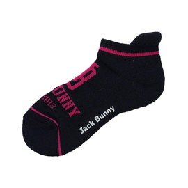 Jack Bunny 262-5186402 Women's Cool Touch Ankle Socks (Antibacterial, Odor Resistant, Sweat Absorbent, Sweat Absorbent, Quick Drying), Golf Socks, navy (120_navy), Free size