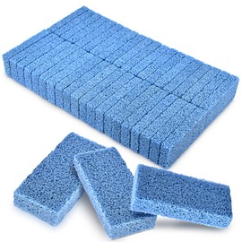 SALVMARY Foot Pumice Stone for Feet Callus Remover, Disposable New Sharper Pumice Scrubber Sponge Pads Pedicure Tools for Salons, 40 Pcs Blue