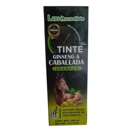 Shampoo Tinte Ginseng Caballada Acelerador Color Castaño