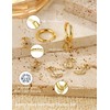 Small Gold Hoop Earrings for Women - 925 Sterling Silver