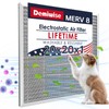Demiwise 20x20x1 Air Filter for Home, MERV 8 Reusable Electrostatic