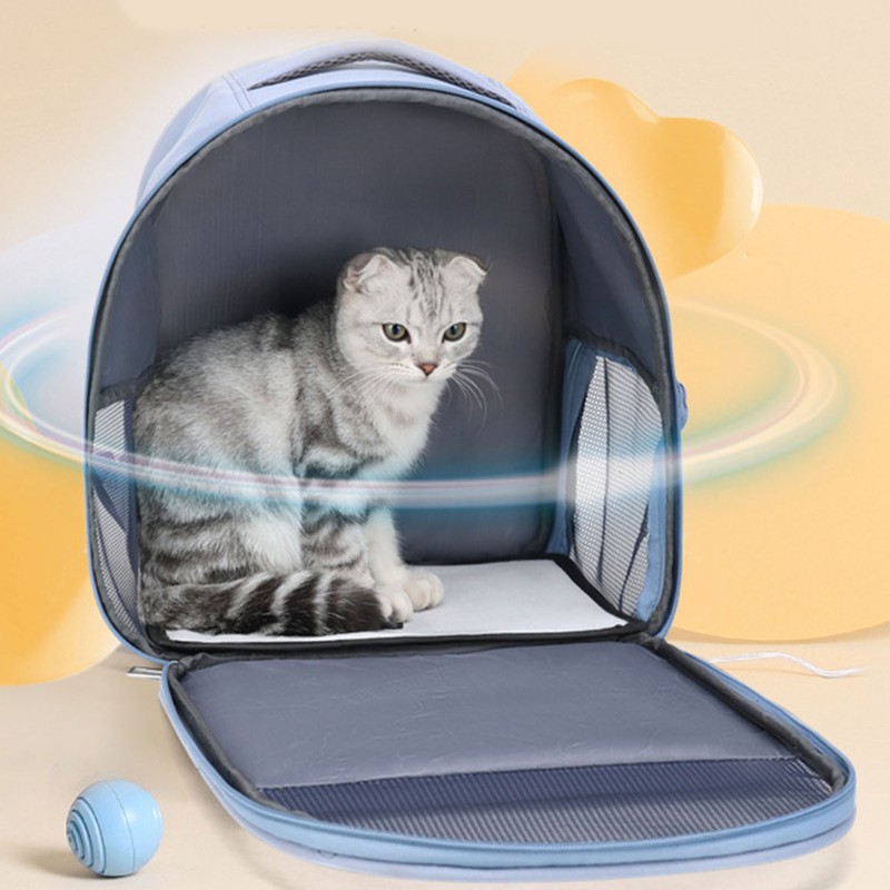 Cat Backpack Large Capacity Portable Breathable Dog Cat Carrying Double