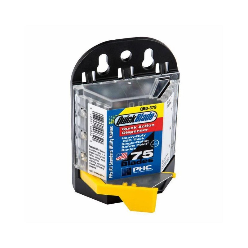 PHC 75 Pack PHC QBD-379 Utility Knife Blades: 4.5" Blade