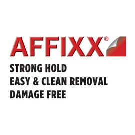 iDesign AFFIXX selbstklebendes Schlüsselbrett | wandmontierte Hakenleiste ohne Bohren | kleiner Schlüssel Organizer mit 4 Haken | Kunststoff weiß