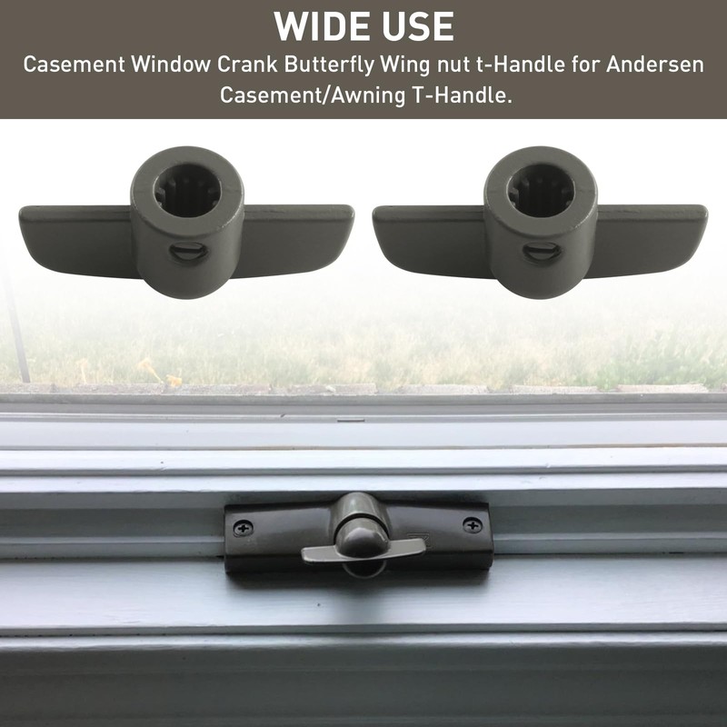 VIDABTE 3/8" Window Crank Handle Replacement, Operator Handles for Andersen