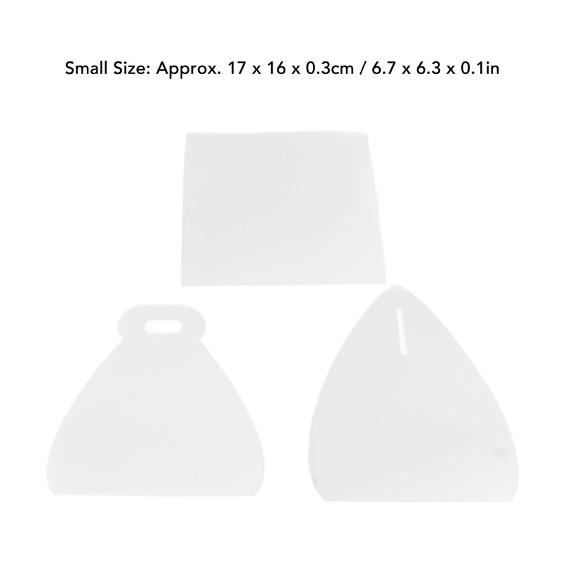 Gift Box Template PET Material Stereoscopic Box Sewing Stencil for