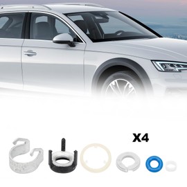 4 Set Fuel Injector Seal Repair Kit 06H998907A Fit for A3 A4 A6 Q3 TT Beetle Golf Jetta Passat Tiguan 06J998907 06G998907