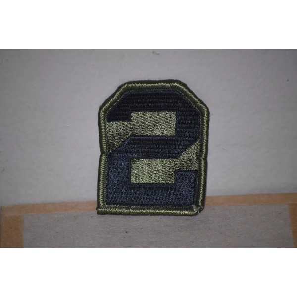 2nd U.S. Army Patches - Subdued - Pack of 20
