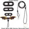 3 Size Pack Bearded Dragon Leash and Harness Set, Bearded