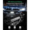 SLORIMOD Front Mesh Grille with LED Accent Light Bar for