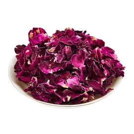 Zungtin 100% Pure Natural Rose petal- 50g.Edible petal - For Making Tea,Baking, Crafting, Soap Making (Dark Rose)