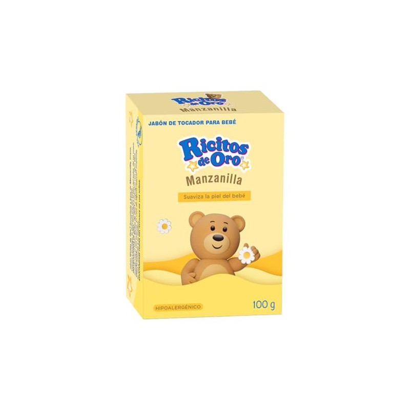 Ricitos de Oro, Jabón de Manzanilla 100 g – Paquete