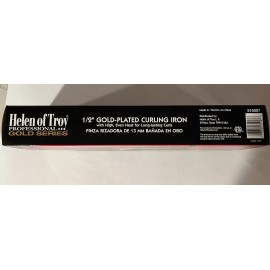 Helen Of Troy 1/2” Gold Plated Professional Series Curling Iron Even High Heat