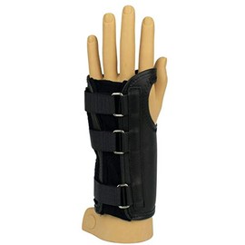 Rolyan Workhard D-Ring Wrist Braces, Left, Large, Fixed Position Immobilizer for Hand and Wrist, Stabilization Recovery Aid for Tendonitis, Carpal Tunnel, and Arthritis Treatments
