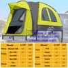 Pickup Truck Tent, Waterproof PU2000mm for Camping 6.5 Ft Bed,2-Person