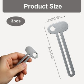 tiyiyok Tubenquetscher, 3 Stk, Tubenquetscher für Alle Tube, Geeignet für Zahnpasta, Lotion, Kosmetik usw, Ist Es Ein Unverzichtbares Gadget im Haushalt, Silber