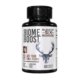 Bucked Up Biome Boost Probiotic Capsules | 60 Count Dietary Supplement for Gut Health, Digestion, Immune Support, and Overall Wellness