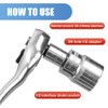 4 Piece Socket Adapter 1/4" to 3/8", 3/8" to 1/4",