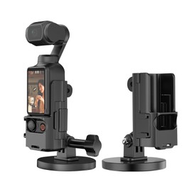 Mechrig Magnetic Expansion Adapter for DJI Osmo Pocket 3,Magnetic Mount with Cold Shoe, Compatible with Cars, Railings, and Refrigerators