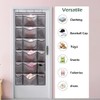 ANIZER Over The Door Hanging Shoe Rack Organizer with 6
