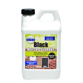 MulchWorx Black Mulch Color Concentrate - 5,600 Sq. Ft. - Pure Midnight Black Mulch Dye Spray