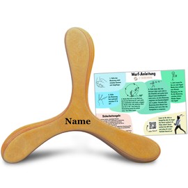 JF BUMERANG - MÜNCHEN - PERSONALISIERT - Handgemacht - Anfänger - Hell - Nachhaltig - aus München - Boomerang - Rechtshänder:in