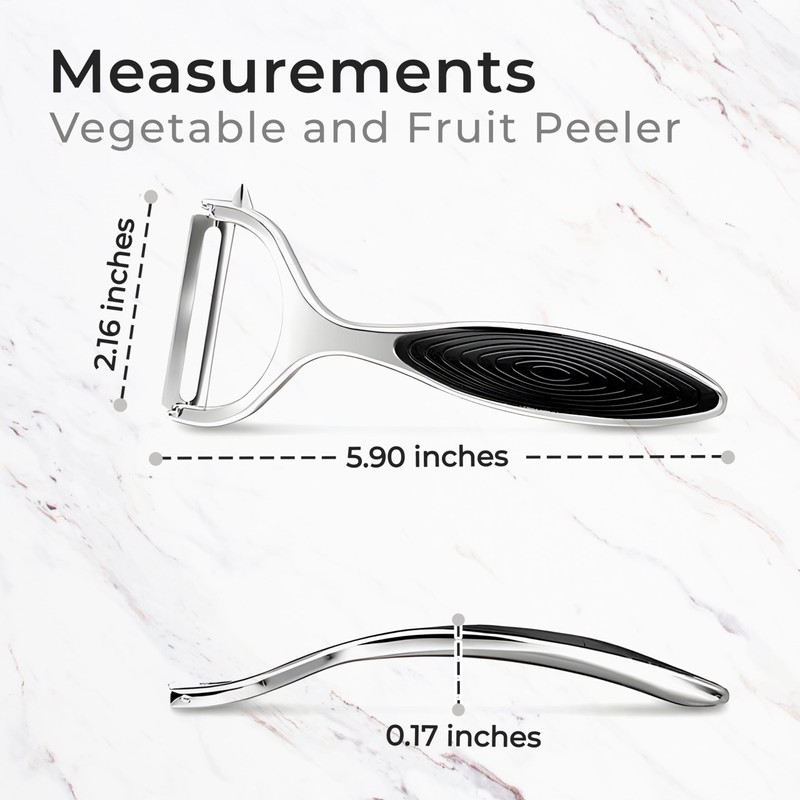 Y-peeler, Peelers For Kitchen with a Sharp Blade and Eye