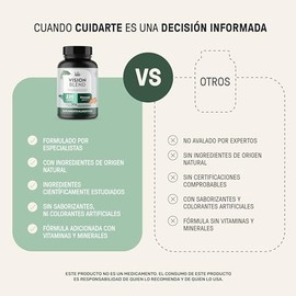 Life 360 Eagle Vsion Blend 220 Cápsulas 1100 Miligramo Por Porción Base Zanahoria Polvo Luteína Zeaxantina Vitamina Zinc