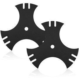 2 Pack Edger Blades Compatible with Craftsman MTD Troy-Bolt Tri-Arc Edeger for 781-0748 Replaces 781-0748-0637 981-0748 40-009 7185767 490-105-M017 781-0748 9" 3-Side Edger Blade 5/8" Center Hole