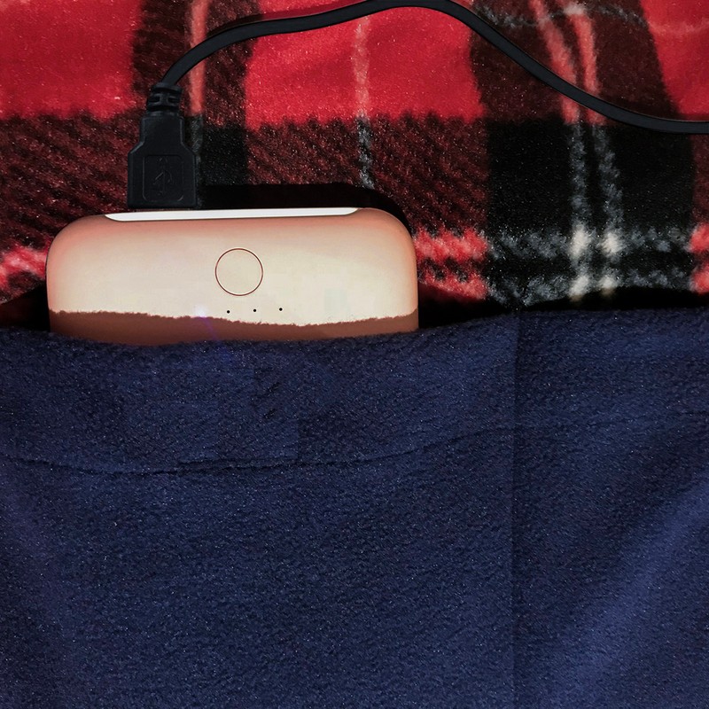 USB Electric Heated Blanket Car Office Warm Blanket Heater Winter