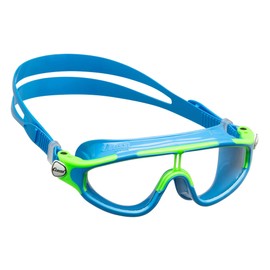 Cressi Kids' Baloo Swim Goggles, Blue/Lime, One Size