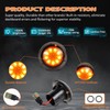 Arelokpri Side Marker Repeater Lights Compatible with 2010-2021 Ford Transit