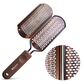 Professional Stainless Steel Callus Remover Kit, Callus Remover Callus Dead Skin Calluses Dry Cracked Feet Foot Care File for Double Feet