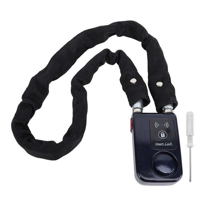 Bluetooth Chain Lock, APP Control Bike Lock with Vibration Alarm