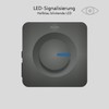 ELRO DB3000 Wireless Doorbell Set, Plug-in Receiver for Socket, Waterproof,