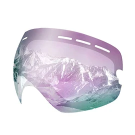 JULI - Repuesto para anteojos de esquí BNC, lente de zafiro morado solamente (18,5%)